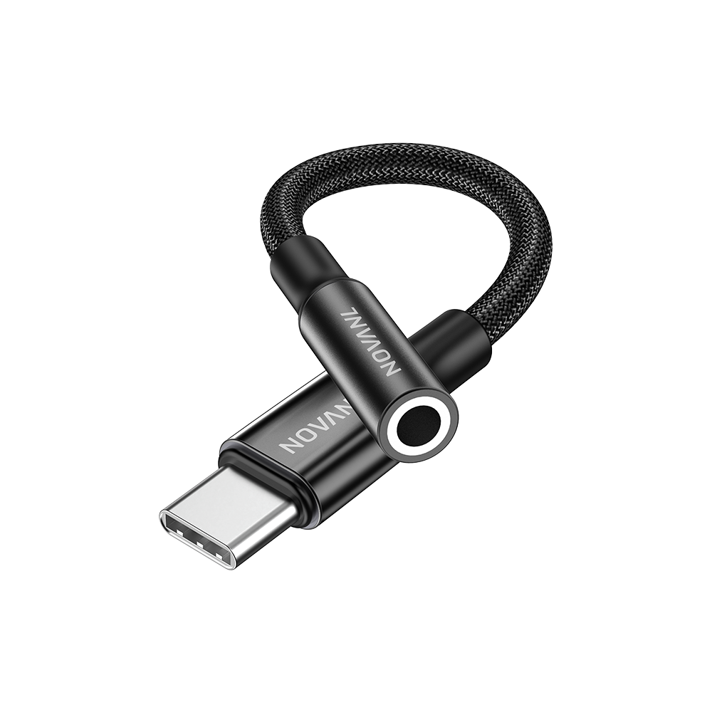 NOVANL SoundFusion AUX-Eingang auf USB-C (12 cm)