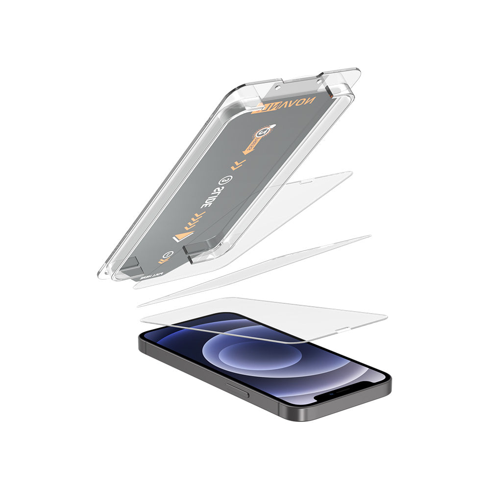 NOVANL 3er-Pack Displayschutzfolie für iPhone 12 Mini mit Installationskit