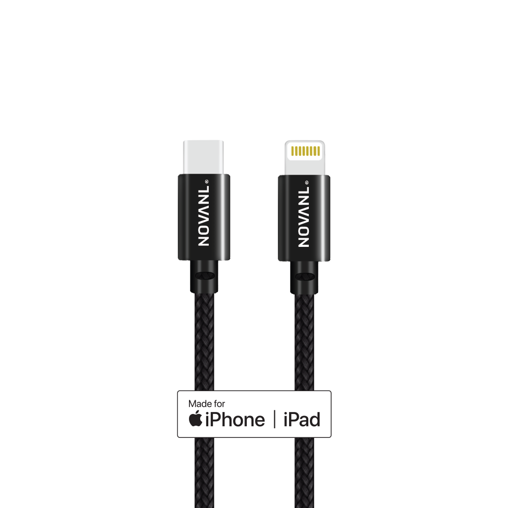 NOVANL Speedcharge Pro 1M USB-C auf Lightning (MFI-zertifiziert)