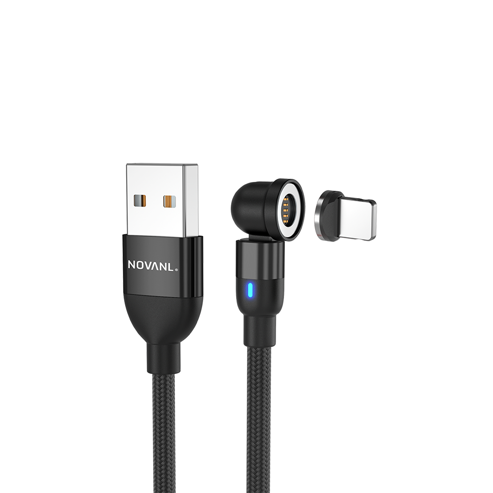 NOVANL SpeedCharge Magnetisches USB A auf 8 Pin (1M)