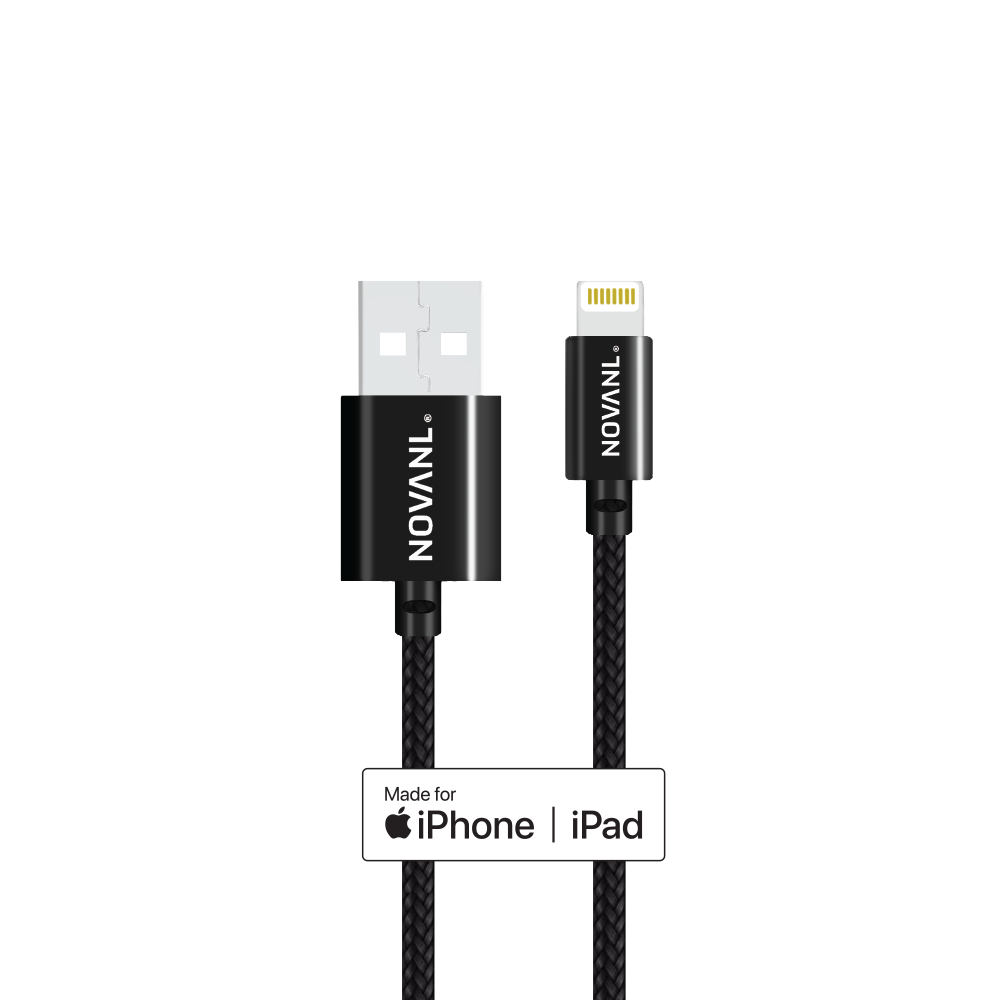 NOVANL Speedcharge Pro 1M USB A auf Lightning (MFI-zertifiziert)
