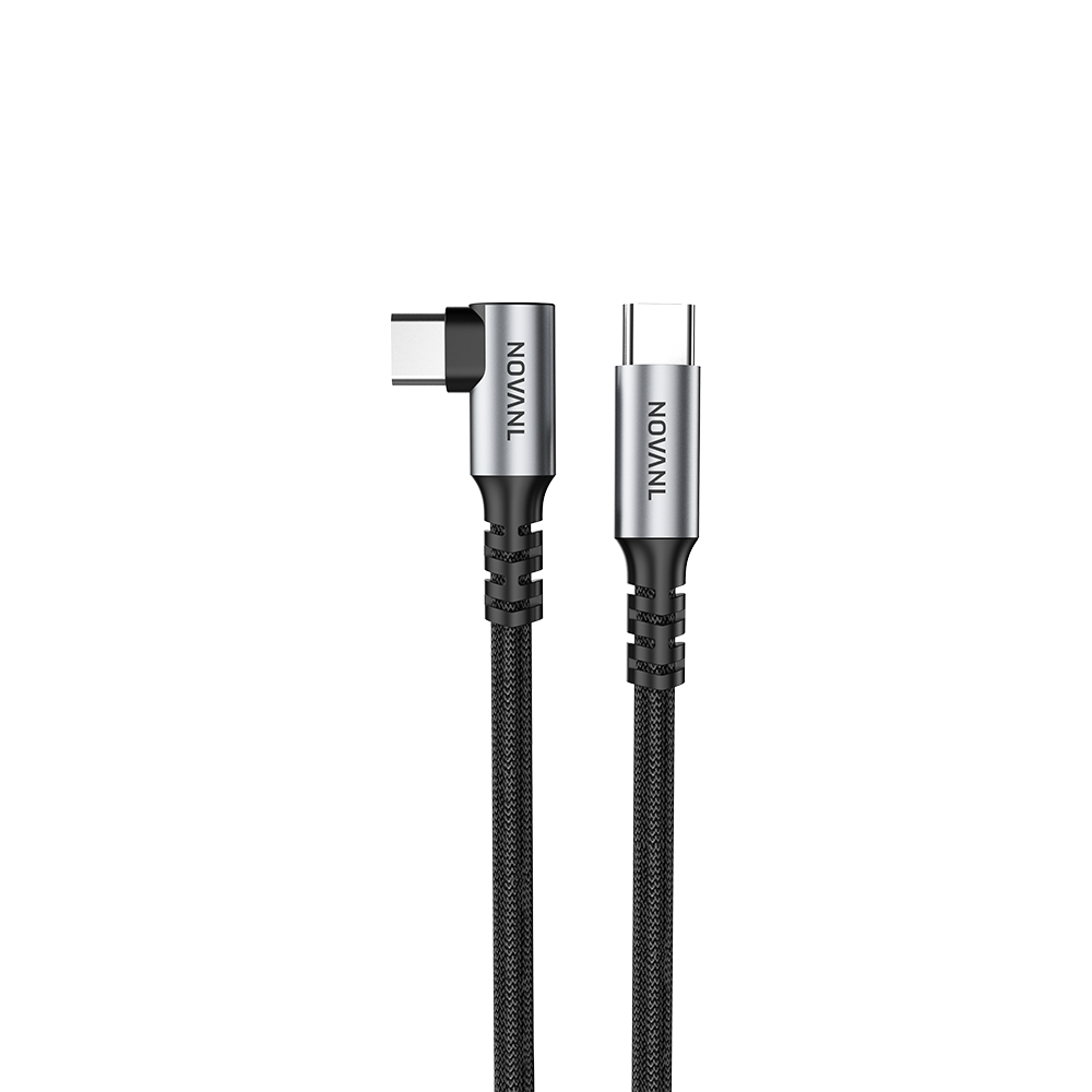 NOVANL SpeedCharge 90-Grad-USB-C-zu-USB-C-Kabel 60 W (1,5 m)