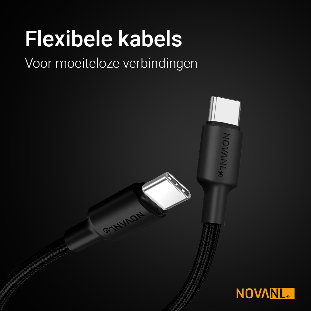 NOVANL SpeedCharge USB C auf USB C Kabel 60W