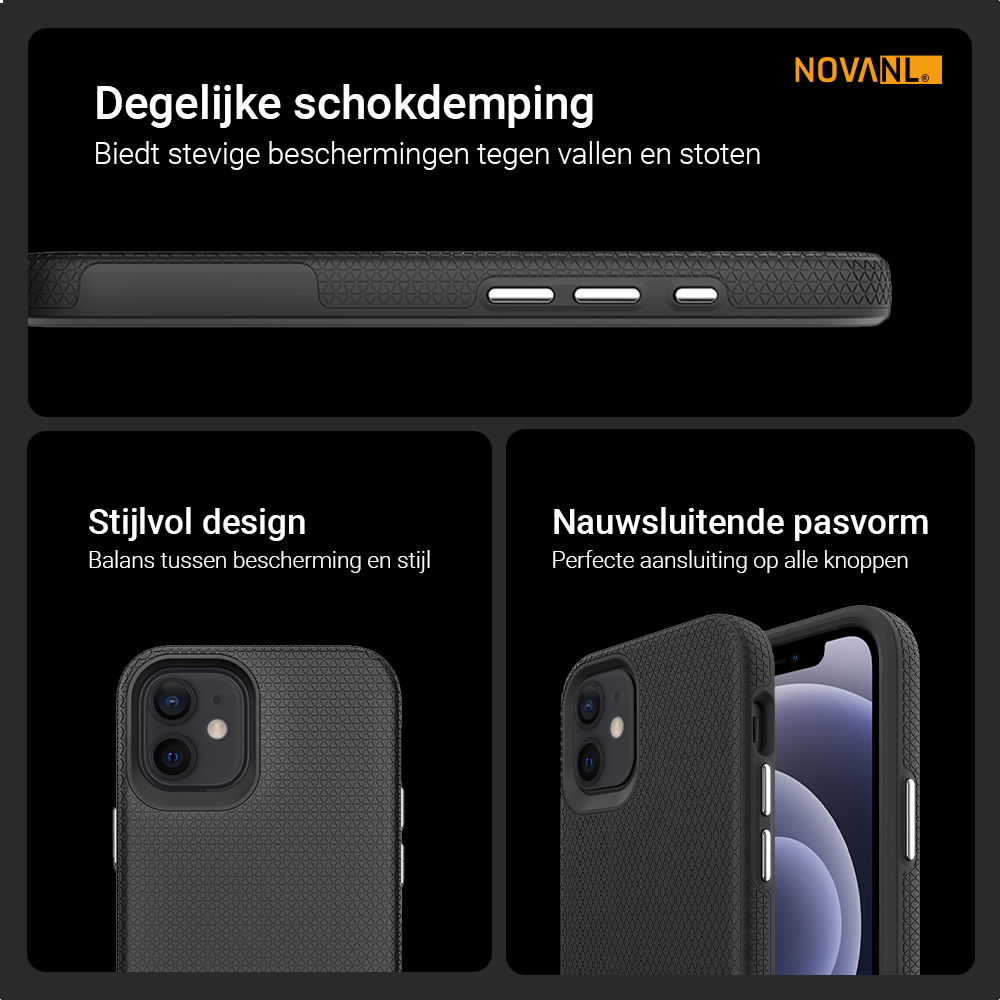 NOVANL GripArmor-Tasche für iPhone 12/12 Pro