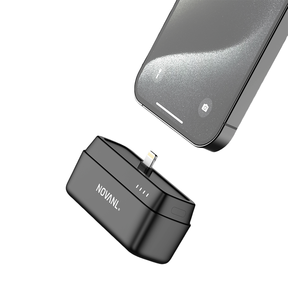 NOVANL PowerUp Mini inkl. Ständer, unterstützt 8 Pin (5.000 mAh)