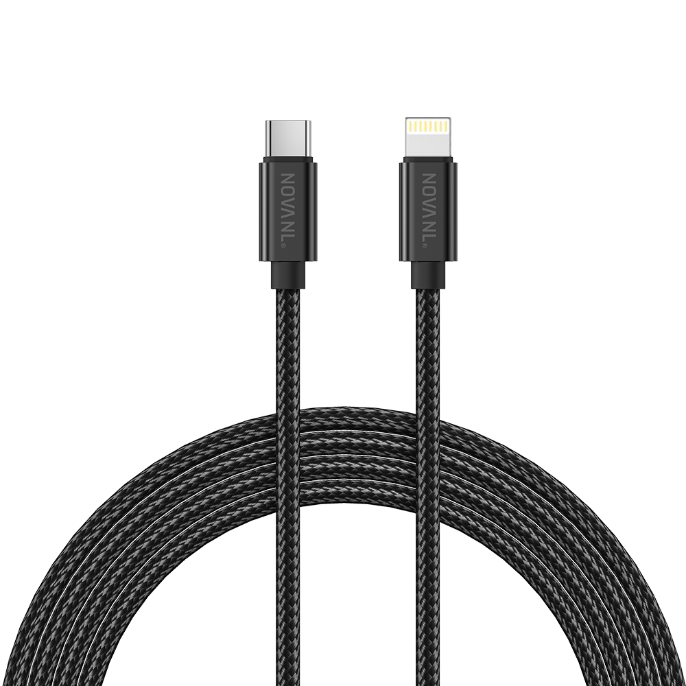 NOVANL PowerDrive Elite 38W mit SpeedCharge USB-C auf 8 Pin