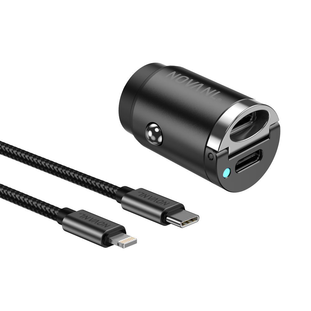 NOVANL PowerFit Pro 45W mit SpeedCharge USB-C auf 8 Pin