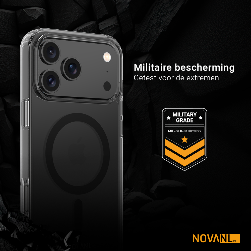 NOVANL ShockShield Case (incl. Magnetics) Compatible for iPhone 17 Pro Max