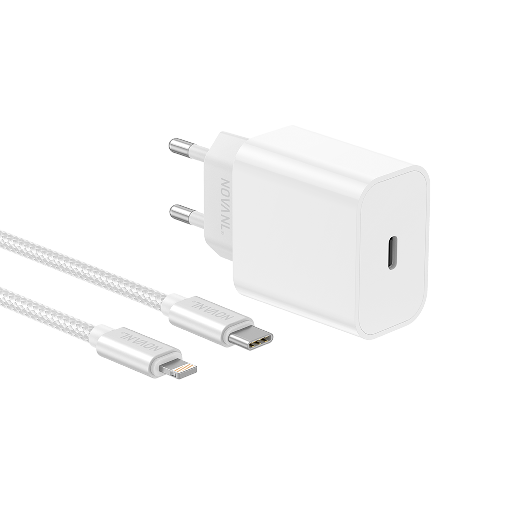 NOVANL ProCharge 20W mit SpeedCharge USB-C auf 8 Pin