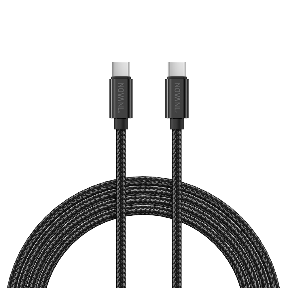 NOVANL ProCharge Adapter Plus 25W met SpeedCharge USB-C naar USB-C Black