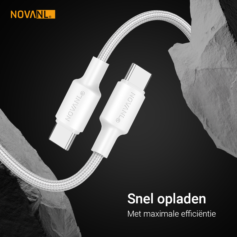 NOVANL SpeedCharge USB C auf USB C Kabel 60W