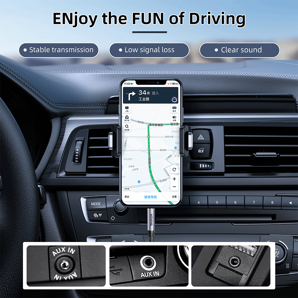 NOVANL SoundWave Aux-zu-Aux-Kabel (2M)