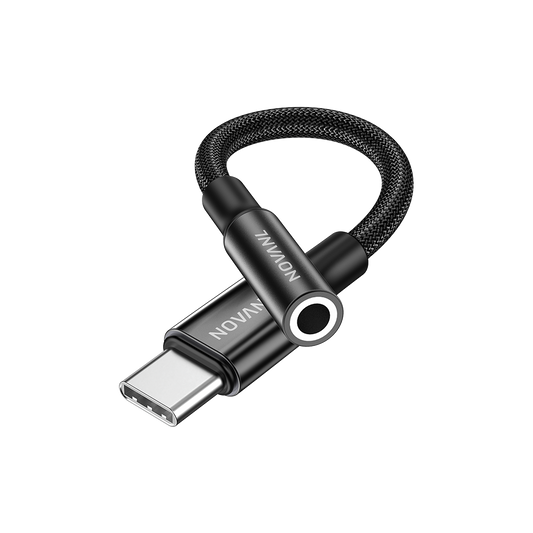 NOVANL SoundFusion AUX-Eingang auf USB-C (12 cm)