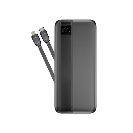 NOVANL PowerUp 20.000 mAh Dual-Kabel Powerbank
