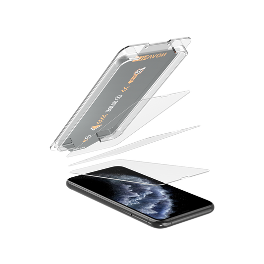 NOVANL 3er-Pack Displayschutzfolie für iPhone 11 Pro mit Installationskit