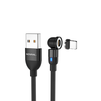 NOVANL SpeedCharge Magnetisches USB A auf 8 Pin (1M)