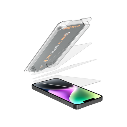 NOVANL 3er-Pack Displayschutzfolie für iPhone 14 mit Installationskit