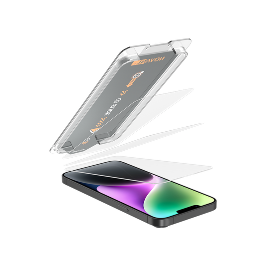 NOVANL 3er-Pack Displayschutzfolie für iPhone 14 Pro Max mit Installationskit
