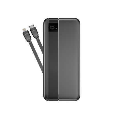 NOVANL PowerUp 10.000 mAh Dual-Kabel Powerbank
