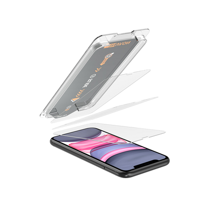 NOVANL 3er-Pack Displayschutzfolie für iPhone 11 mit Installationskit