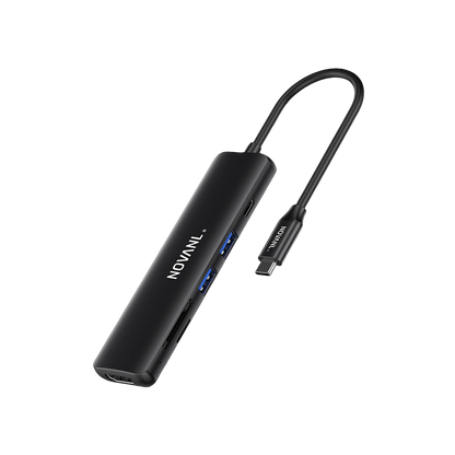 NOVANL Multifunktions-6-in-1-HDMI-Hub mit USB-C