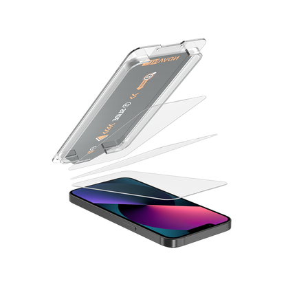 NOVANL 3er-Pack Displayschutzfolie für iPhone 13 Pro mit Installationskit