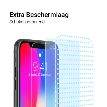 NOVANL 3Pack Screen Protector met installatiekit voor iPhone X/XS