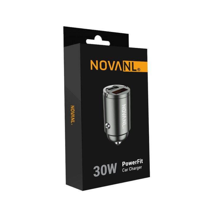 NOVANL PowerFit 30W (USB-A und USB-C) Autoladegerät