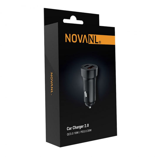 NOVANL PowerDrive 20W (USB-A und USB-C) Autoladegerät