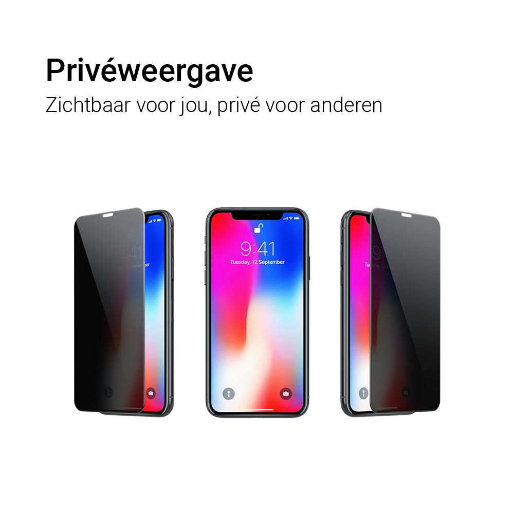 NOVANL Screen Protector Pro Privacy voor iPhone X/XS/11 Pro