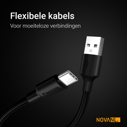 NOVANL SpeedCharge USB A auf USB-C Kabel 12W