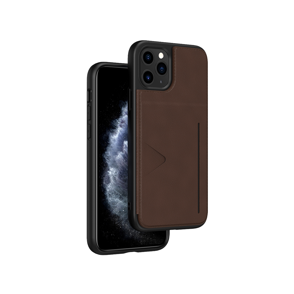 NOVANL WalletGuard hoesje voor iPhone 11 Pro Bruin Brown