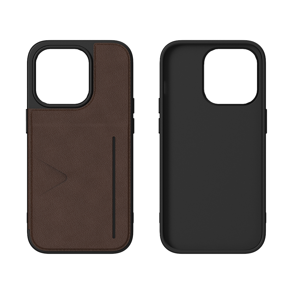 NOVANL WalletGuard hoesje voor iPhone 14 Pro Max Bruin Brown