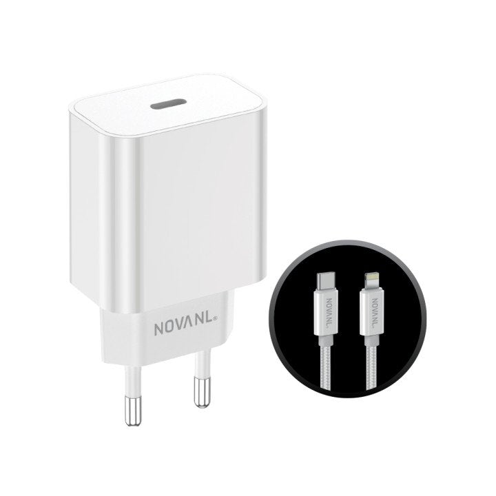 NOVANL ProCharge 20W mit SpeedCharge USB-C auf 8 Pin