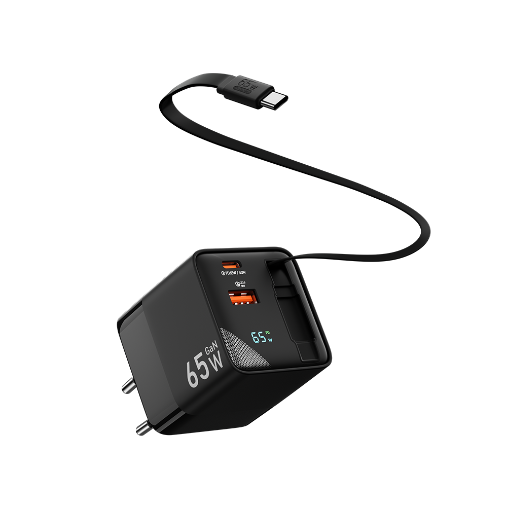 NOVANL GaNCharge Pro 65W Ladegerät Inkl. USB-C Kabel