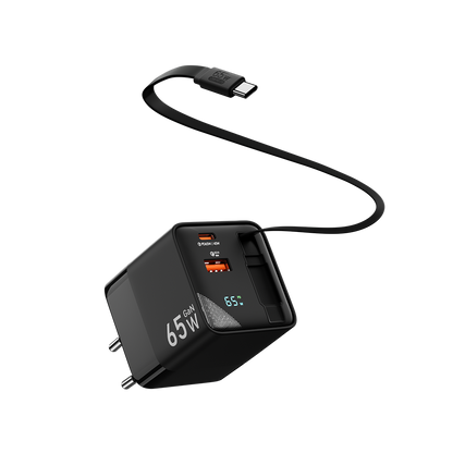 NOVANL GaNCharge Pro 65W Ladegerät Inkl. USB-C Kabel