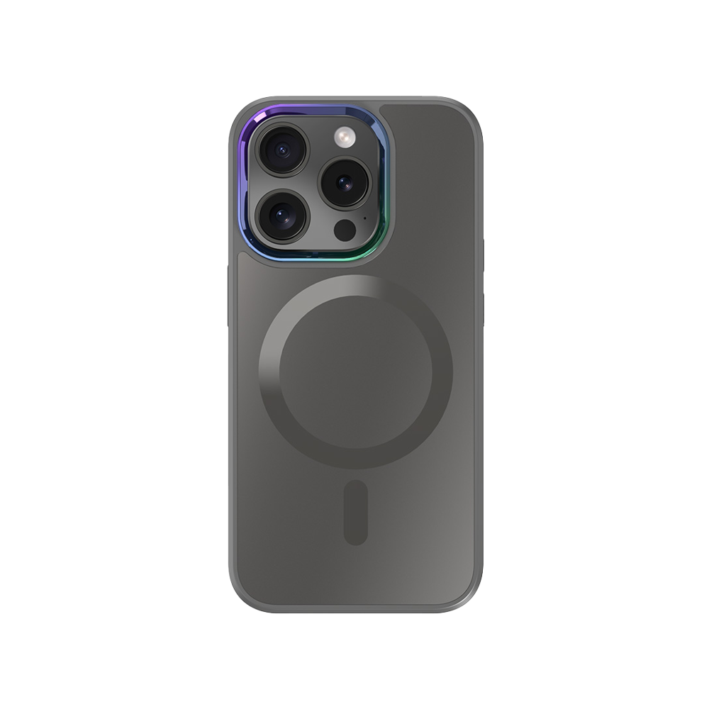 NOVANL GuardArmor Hoesje voor iPhone 15 Pro Grijs Grey