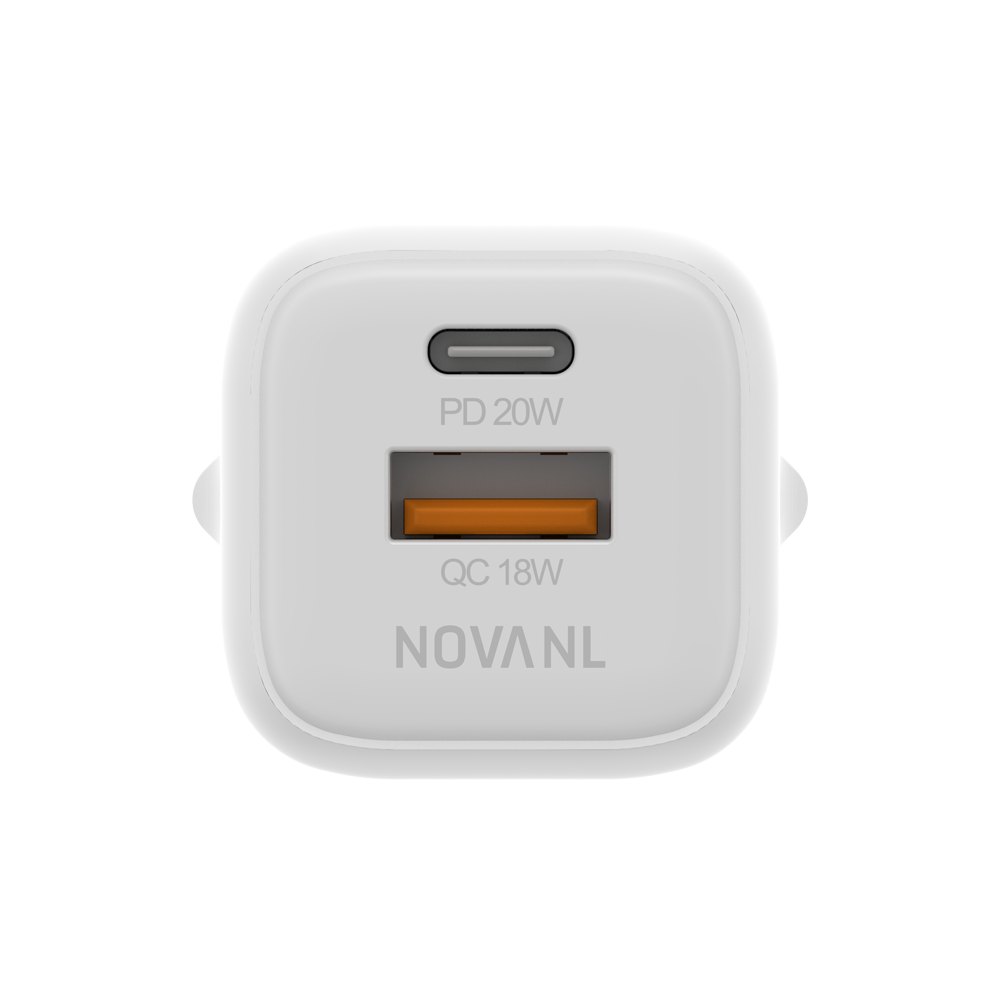 NOVANL GaNCharge 20 W USB-A und USB-C (Dual-Port)