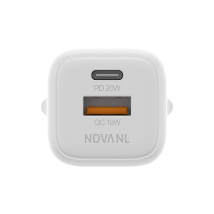 NOVANL GaNCharge 20 W USB-A und USB-C (Dual-Port)