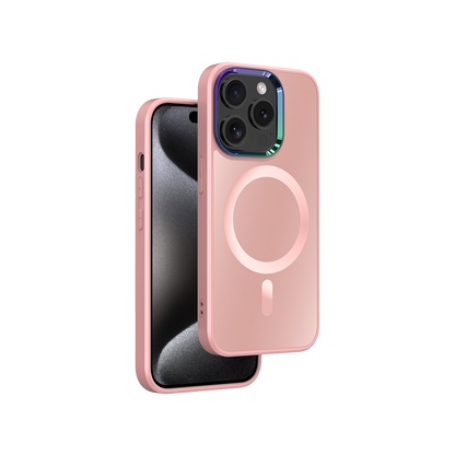 NOVANL GuardArmor Hoesje voor iPhone 15 Pro Roze Pink