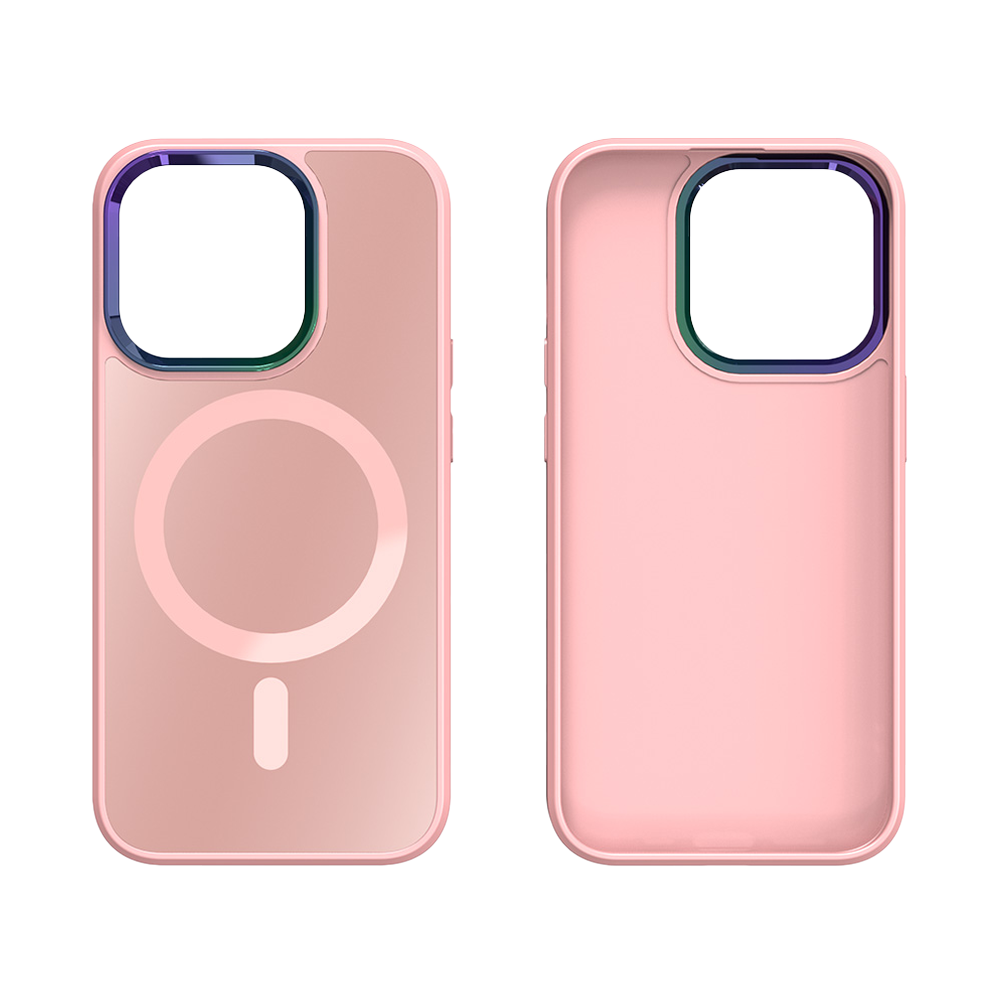 NOVANL GuardArmor Hoesje voor iPhone 15 Pro Roze Pink