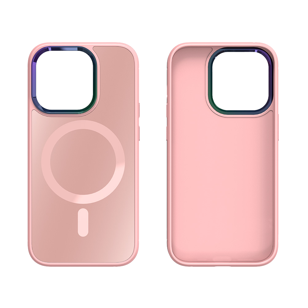 NOVANL GuardArmor Hoesje voor iPhone 14 Pro Roze Pink