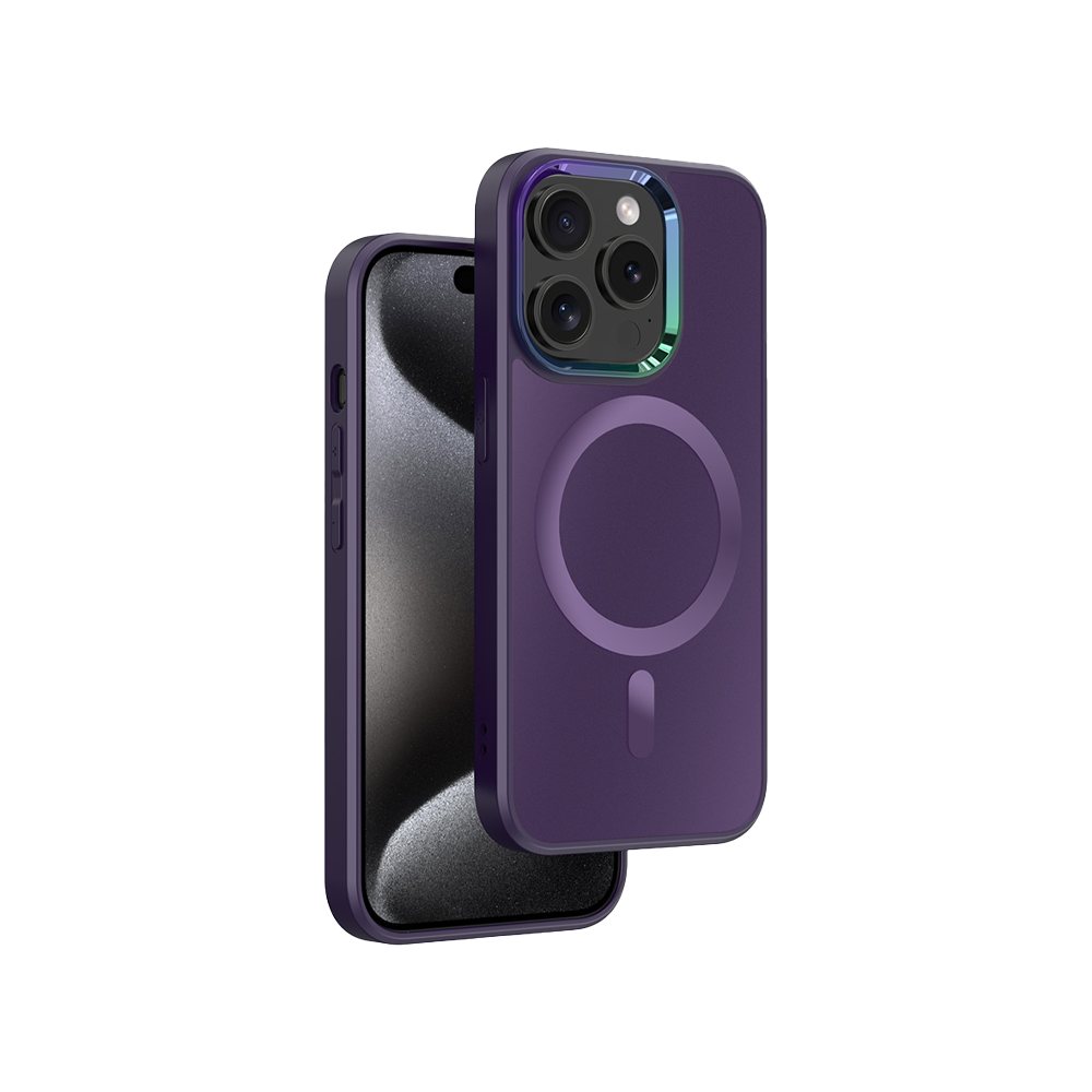 NOVANL GuardArmor hoesje voor iPhone 15 Pro Purple Paars