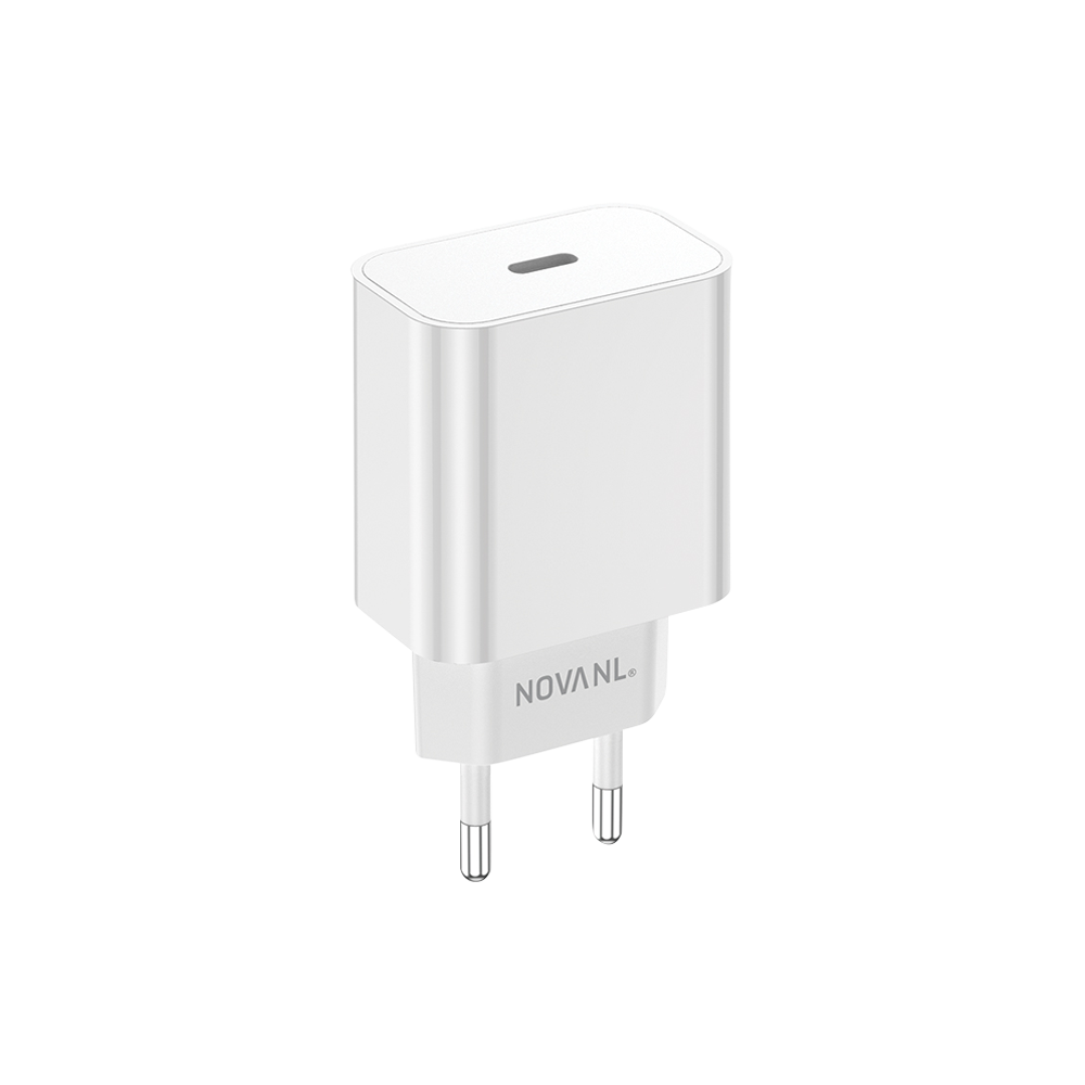 NOVANL ProCharge Adapter 20W USB-C (Enkele poort) white 