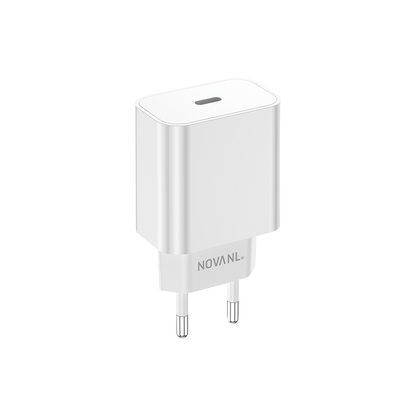 NOVANL ProCharge Adapter 20W USB-C (Enkele poort) white 