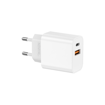 NOVANL ProCharge Adapter 20W met SpeedCharge USB A naar Lightning white 