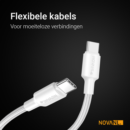 NOVANL SpeedCharge USB C auf USB C Kabel 60W