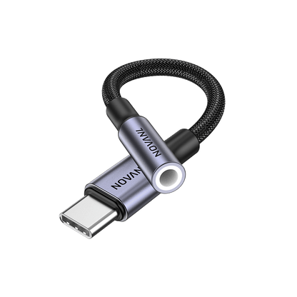 NOVANL SoundFusion AUX-ingang naar USB-C (12CM)