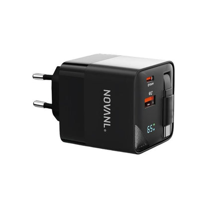 NOVANL GaNCharge Pro 65W Ladegerät Inkl. USB-C Kabel