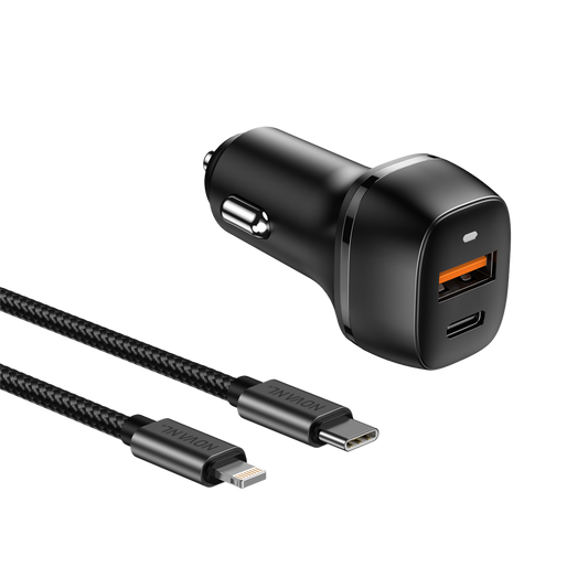 NOVANL PowerDrive Elite 38W met SpeedCharge USB-C naar Lightning